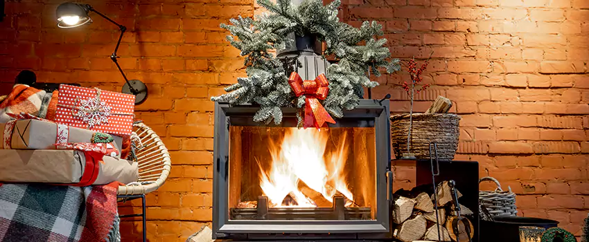 Travis Industries Linear Gas Fireplace Installation in North Royalton, Ohio