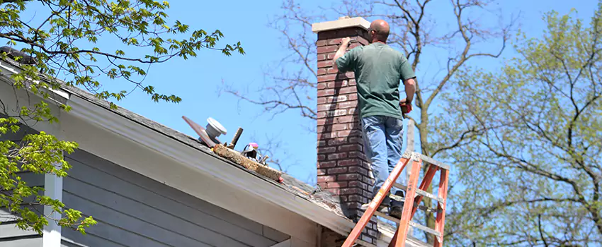 Vinyl and PVC Chimney Flashing Installation in North Royalton, OH