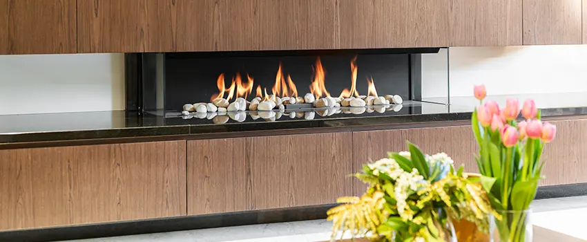 Double-height Fireplace Design Refurbishment in North Royalton, Ohio