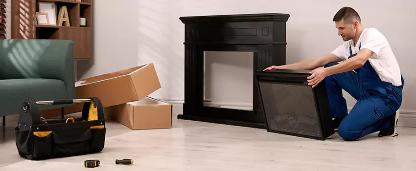 Old Rusted Metal Fireplace Repair And Replacement in North Royalton, OH